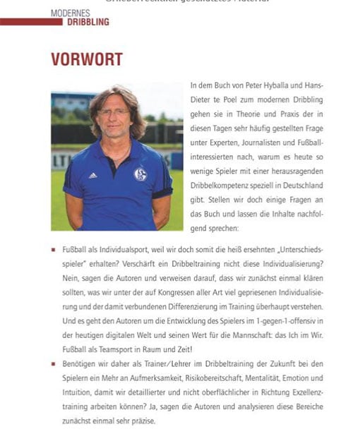 Norbert Elgert - Vorwort im eBook "Modernes Dribbling"