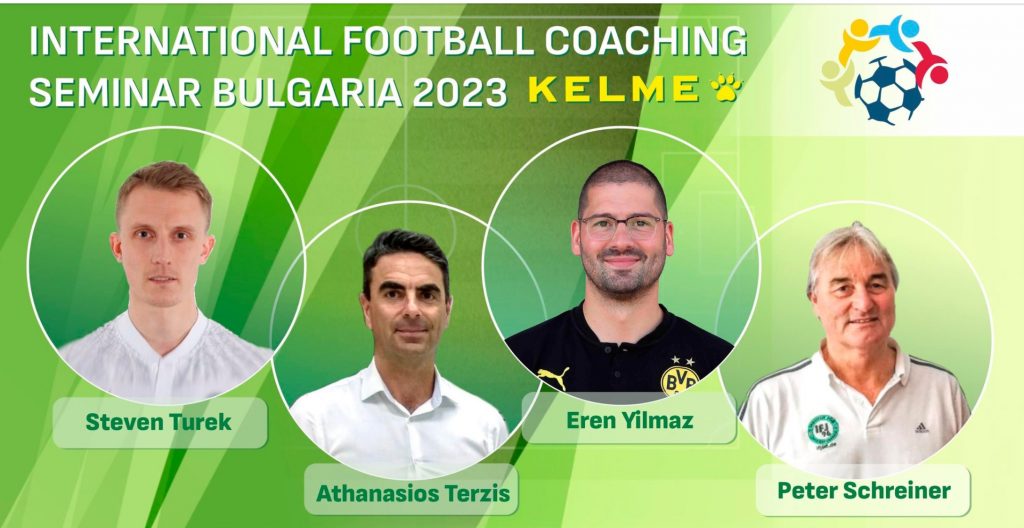 Internationales Fußballtrainer-Seminar in Sofia mit Peter Schreiner und Steven Turek