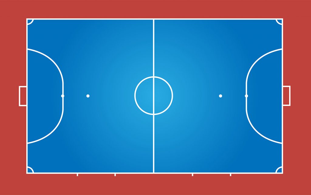 Futsal Spielfeld